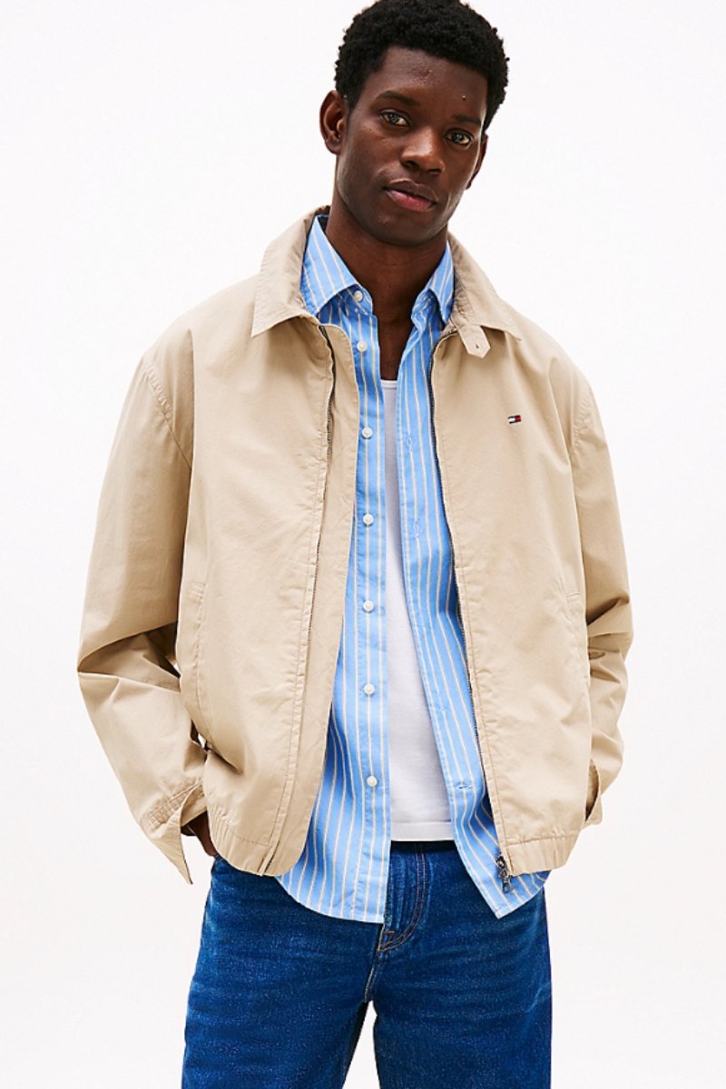 Tommy Hilfiger Lightweight Ctn Ivy Jacket Sandalwood