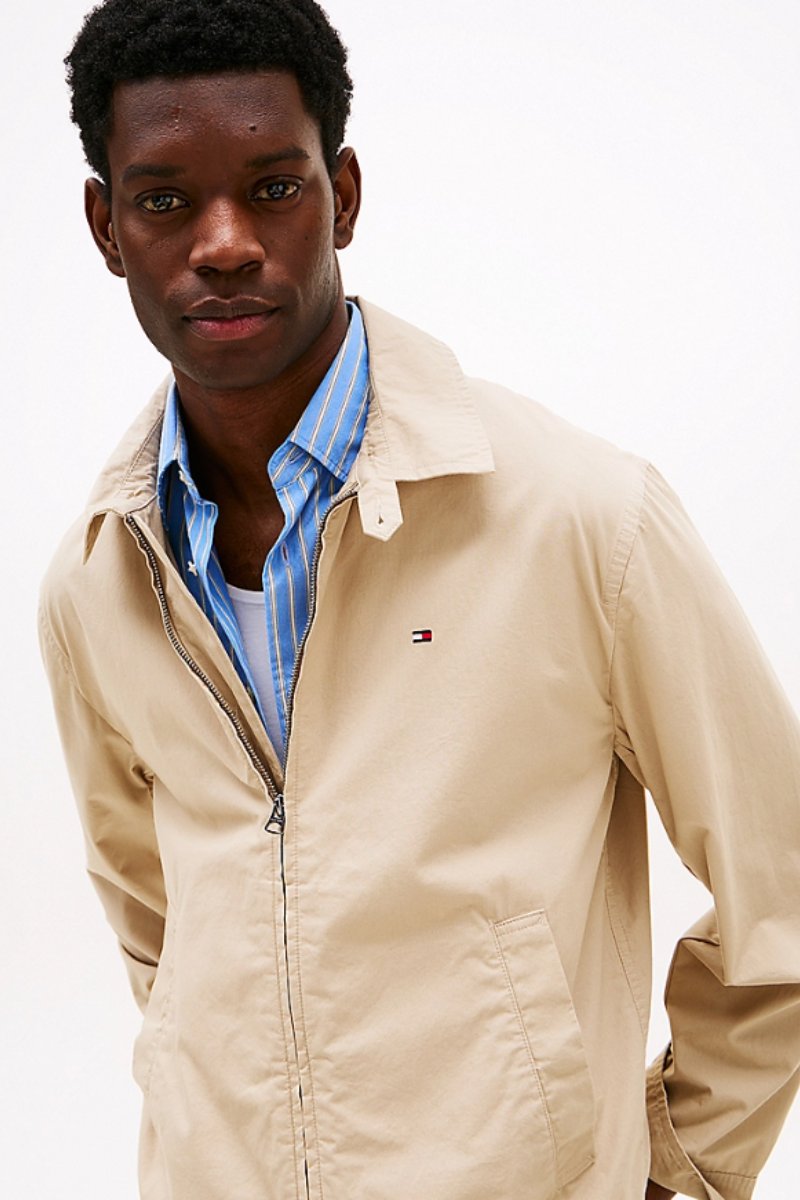 Tommy Hilfiger Lightweight Ctn Ivy Jacket Sandalwood