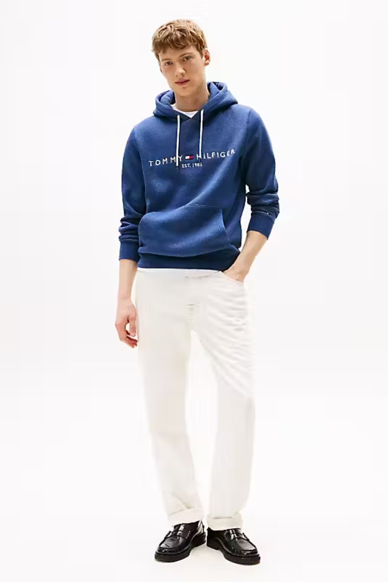 Tommy Hilfiger Tommy Logo Hoodie Sea
