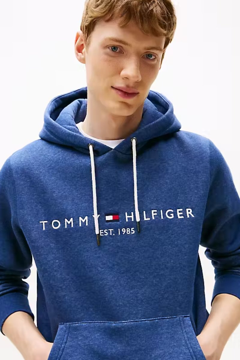 Tommy Hilfiger Tommy Logo Hoodie Sea