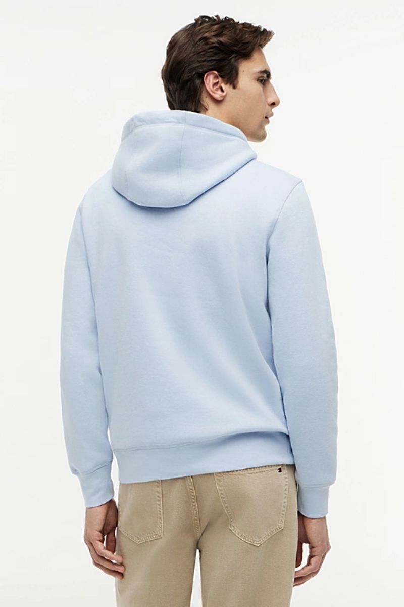 Tommy Hilfiger Logo Hoodie Breezy Blue