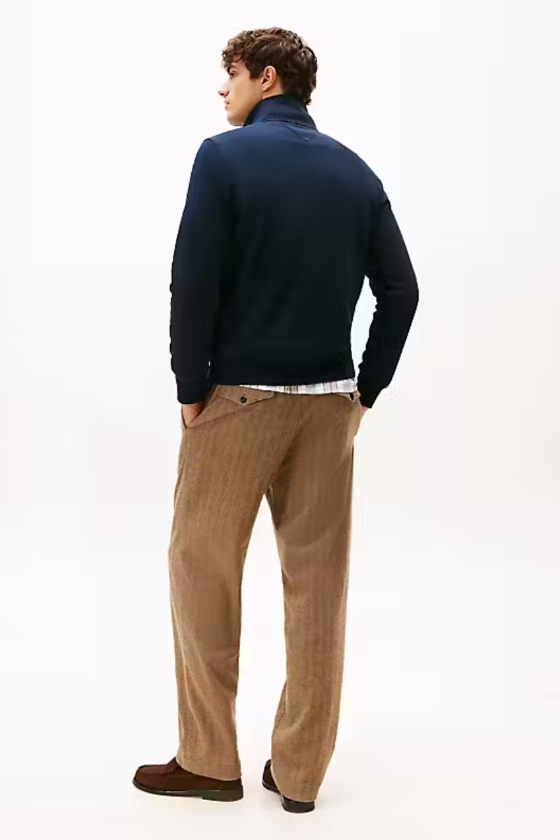 Tommy Hilfiger Logo Mockneck Navy
