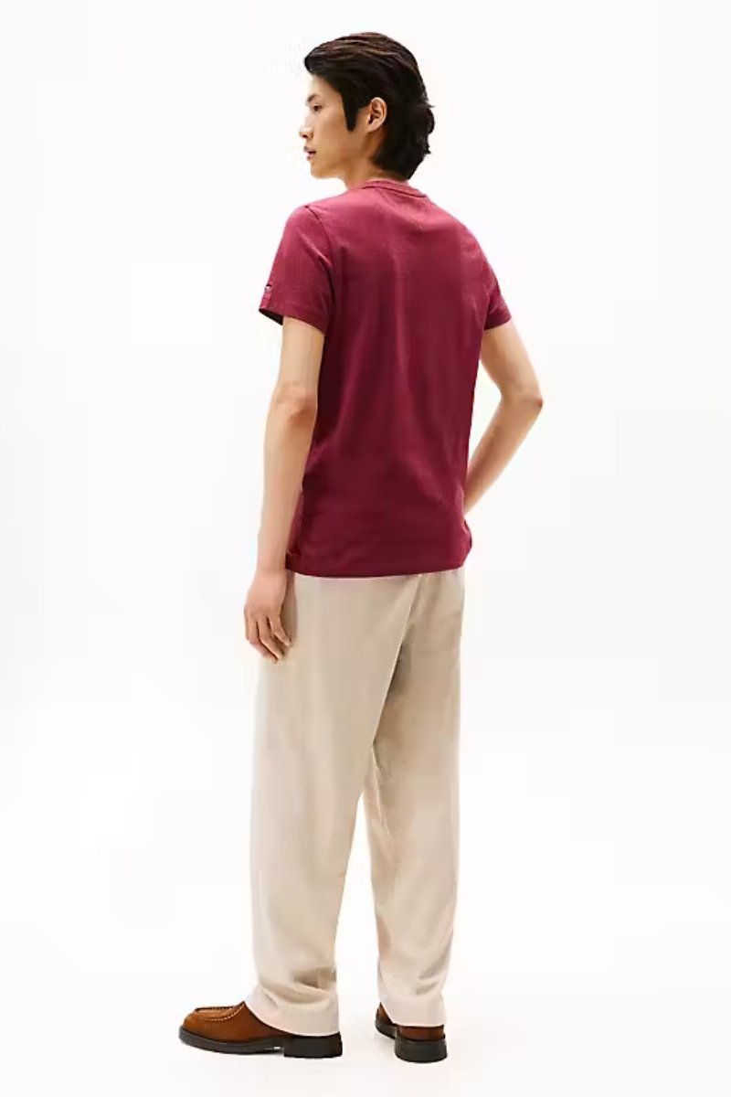 Tommy Hilfiger Logo T-Shirt Deep Rouge