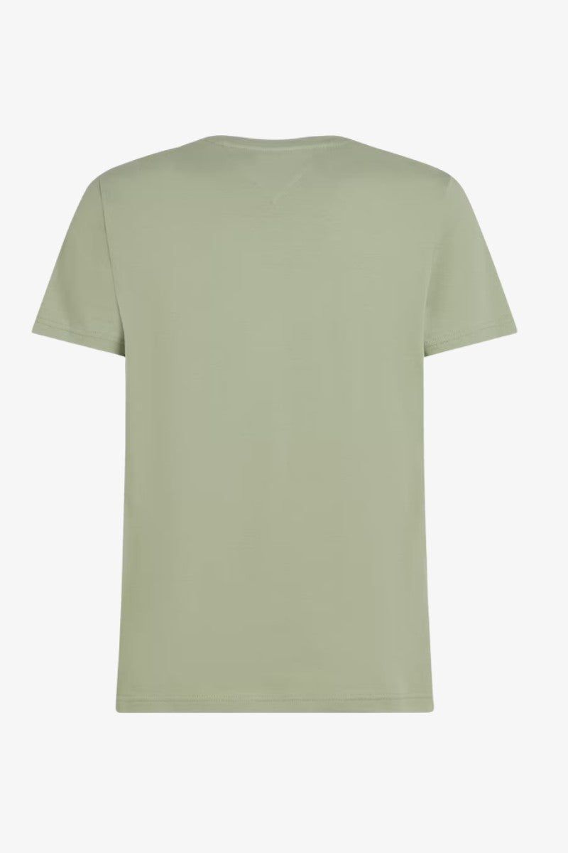 Tommy Hilfiger Logo T-Shirt Earth Sage