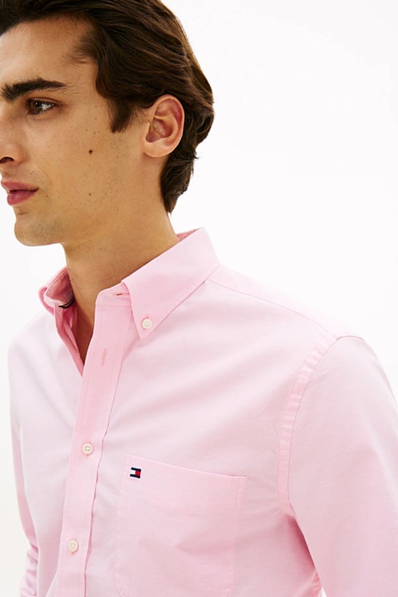 Tommy Hilfiger 42287 Oxford Solid Shirt Rose