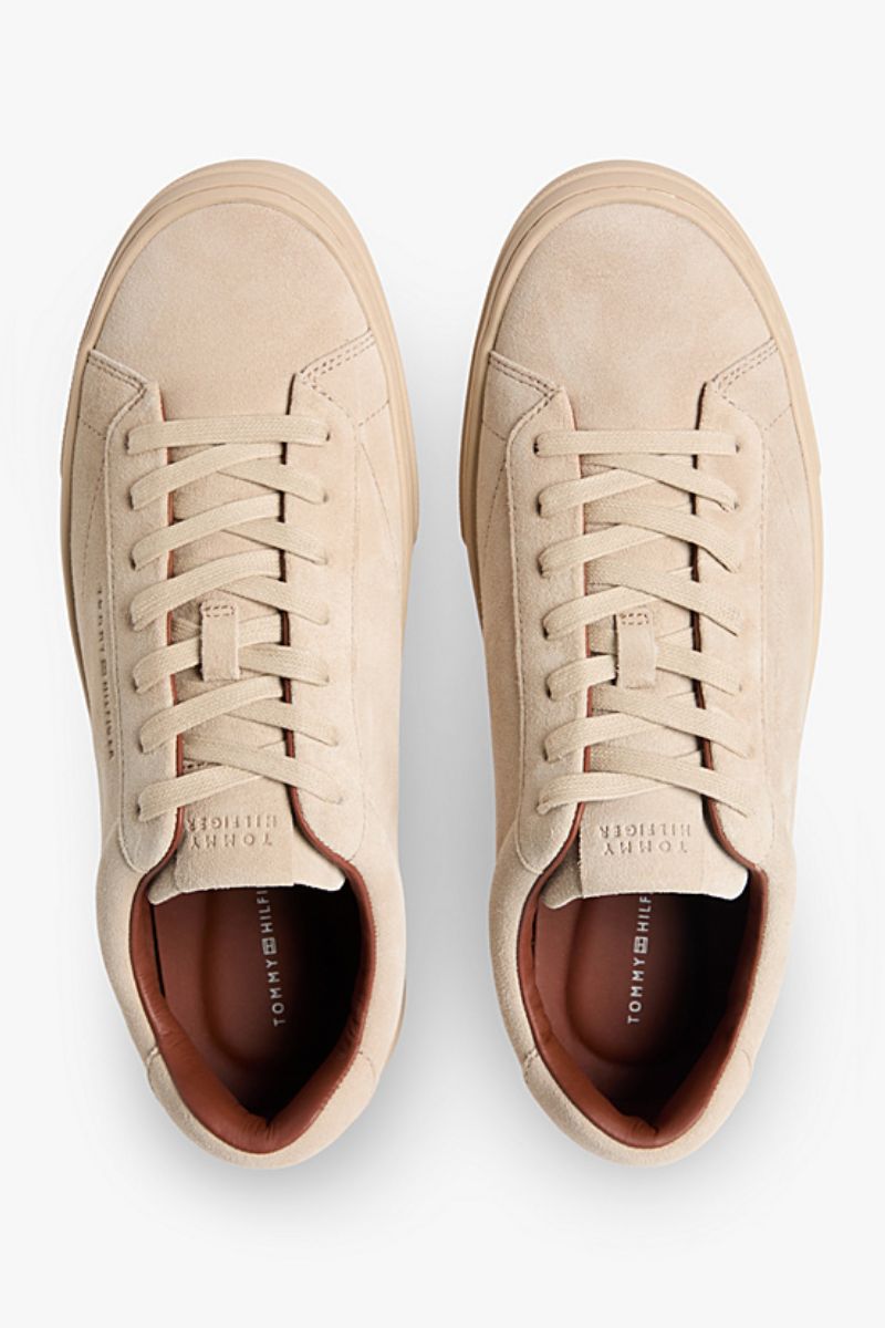 Tommy Hilfiger 5829 Park Premium Suede Shoes Beige