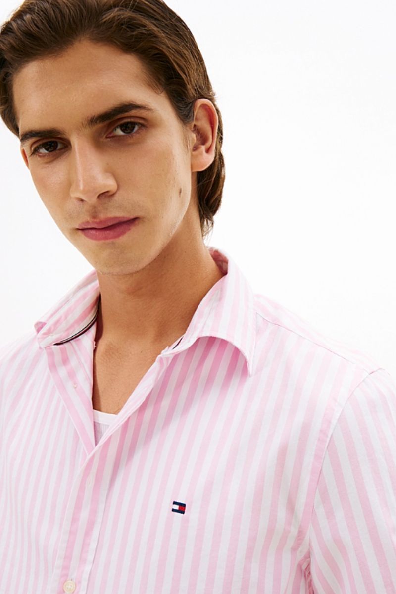 Tommy Hilfiger Flex Poplin Classic Shirt Classic Pink
