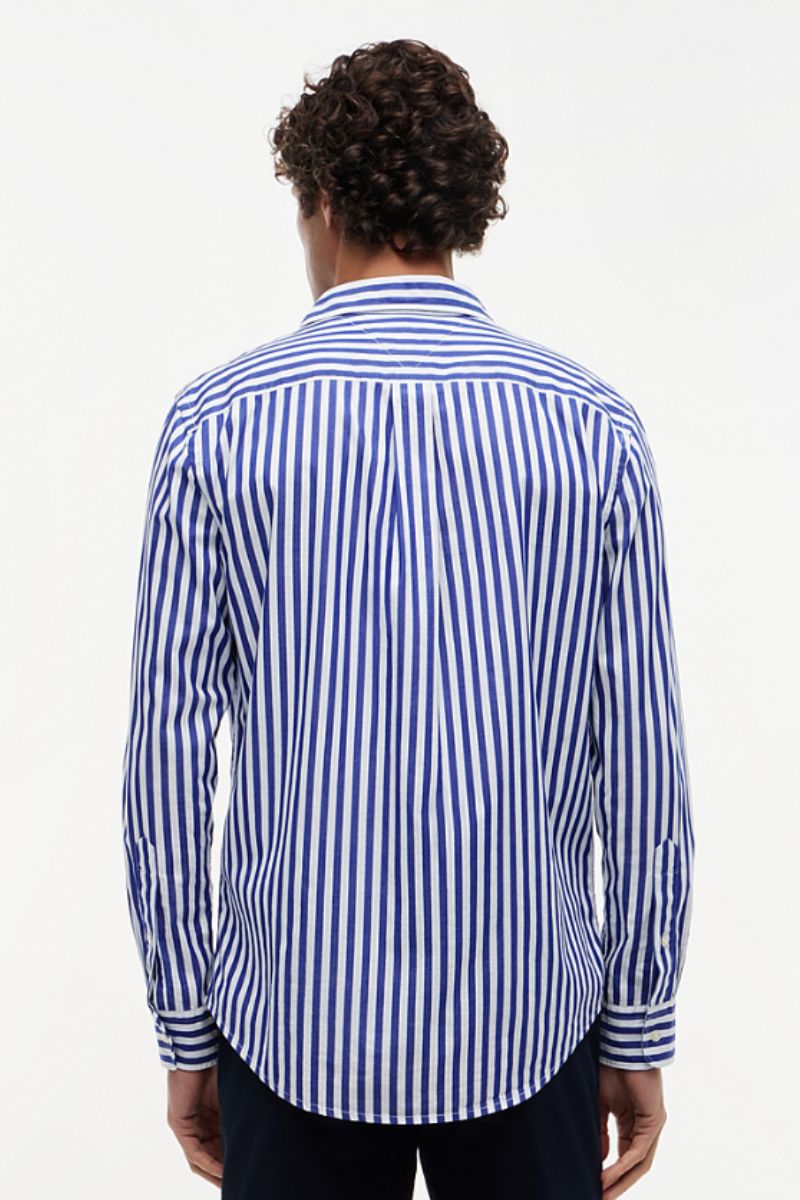 Tommy Hilfiger Flex Poplin Classic Shirt Wedge Blue