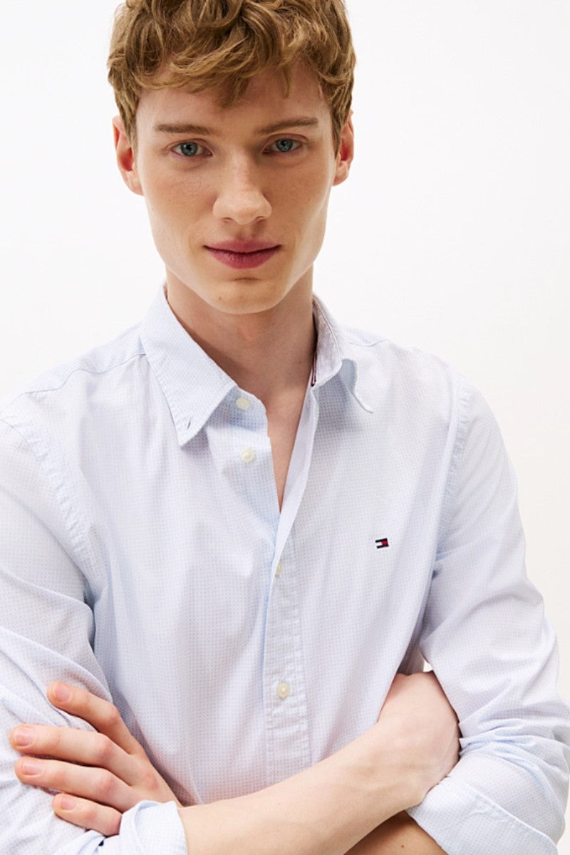 Tommy Hilfiger Flex Poplin Mini Shirt Optic White