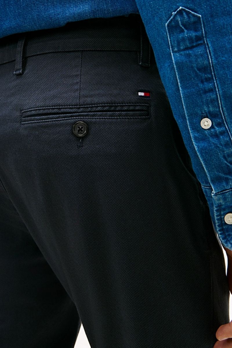 Tommy Hilfiger Bleeker Print Slim Chino Navy