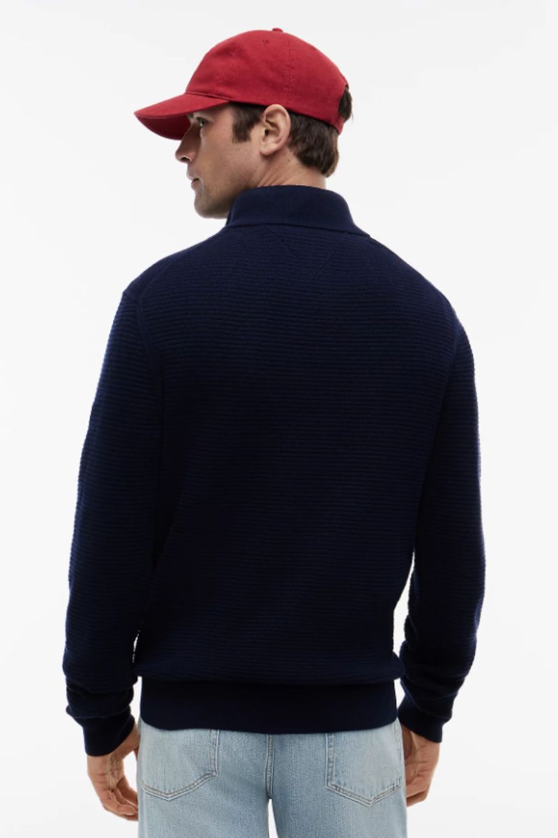 Tommy Hilfiger Seasonal Structure Zip Navy