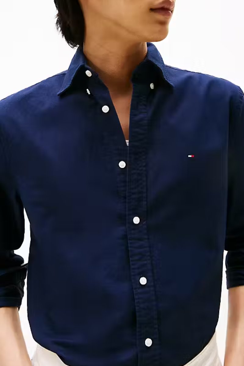 Tommy Hilfiger Solid Heritage Oxford Shirt Navy