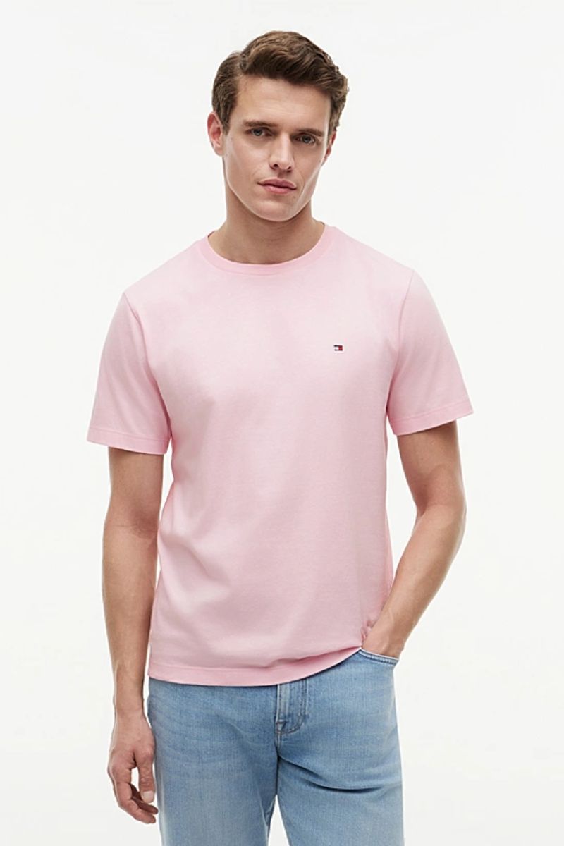 Tommy Hilfiger Solid T-Shirt Pink Lilly