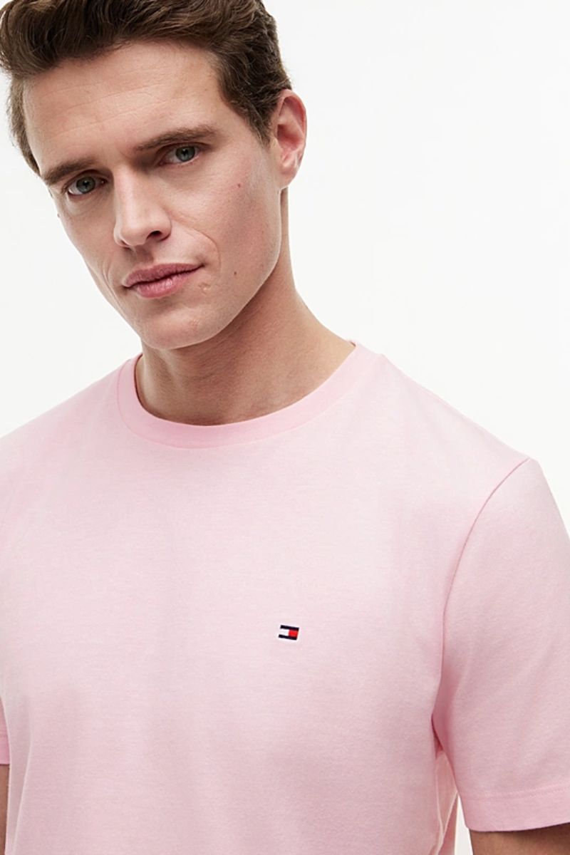Tommy Hilfiger Solid T-Shirt Pink Lilly