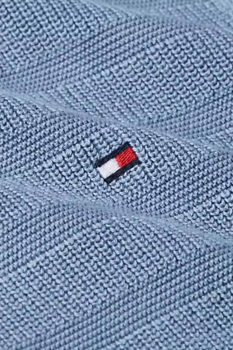 Tommy Hilfiger Stripe Structure Zip Blue
