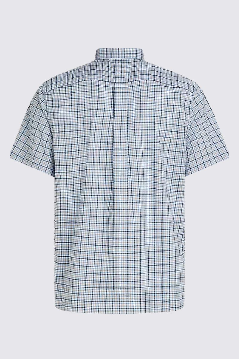 Tommy Hilfiger Oxford Tartasal Shirt Sandalwood