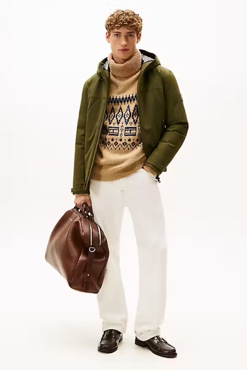 Tommy Hilfiger Technical Hood Jacket Green