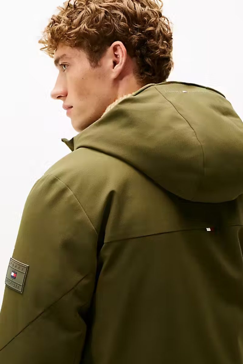 Tommy Hilfiger Technical Hood Jacket Green