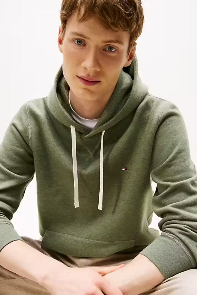 Tommy Hilfiger Essential Fleece Hoodie Green