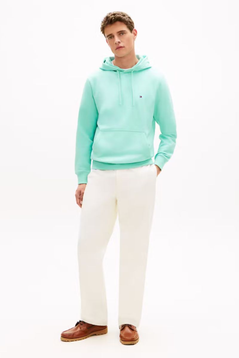 Tommy Hilfiger Terry Hoodie Arctic Aqua