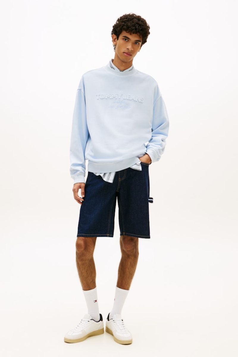 Tommy Jeans 90s New Classics Crew Blue