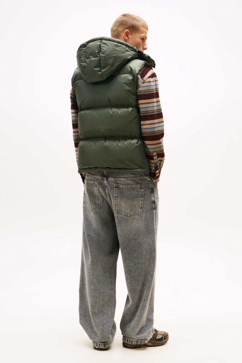 Tommy Jeans Alaska Down Vest Green