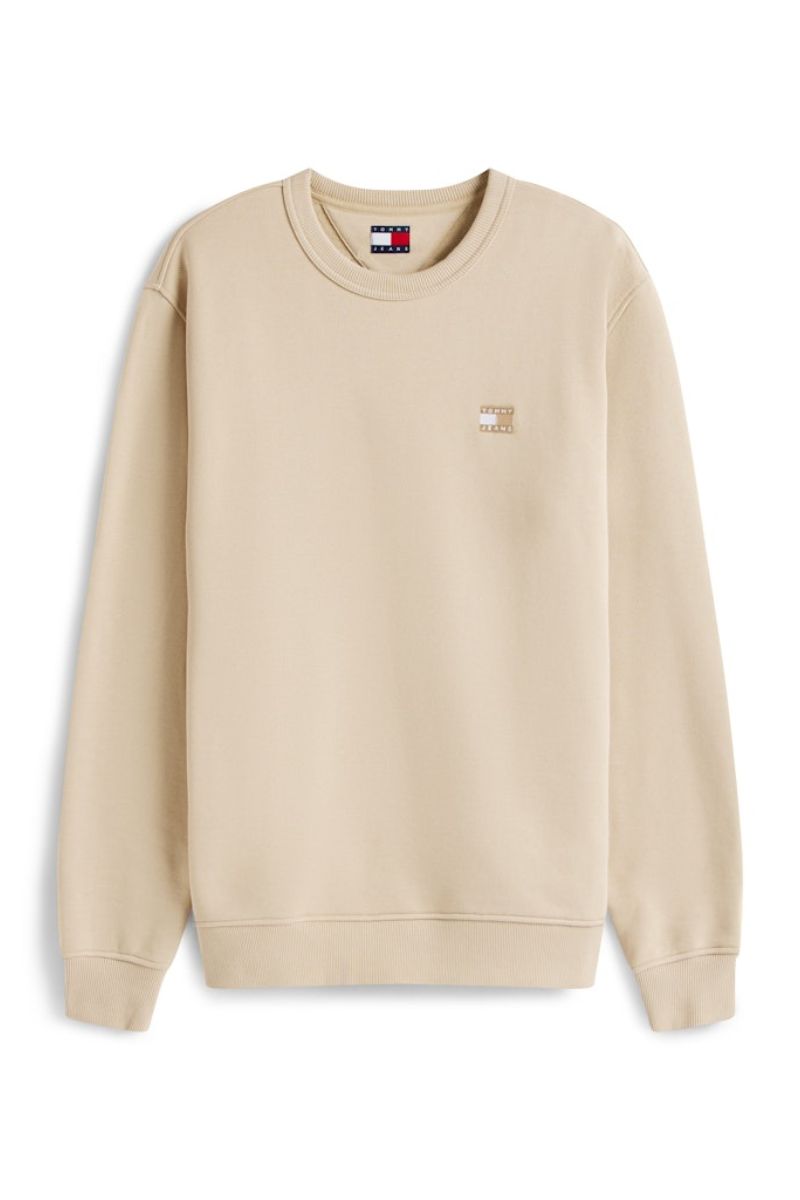 Tommy Jeans Reg Badge Crew Silt Tonal