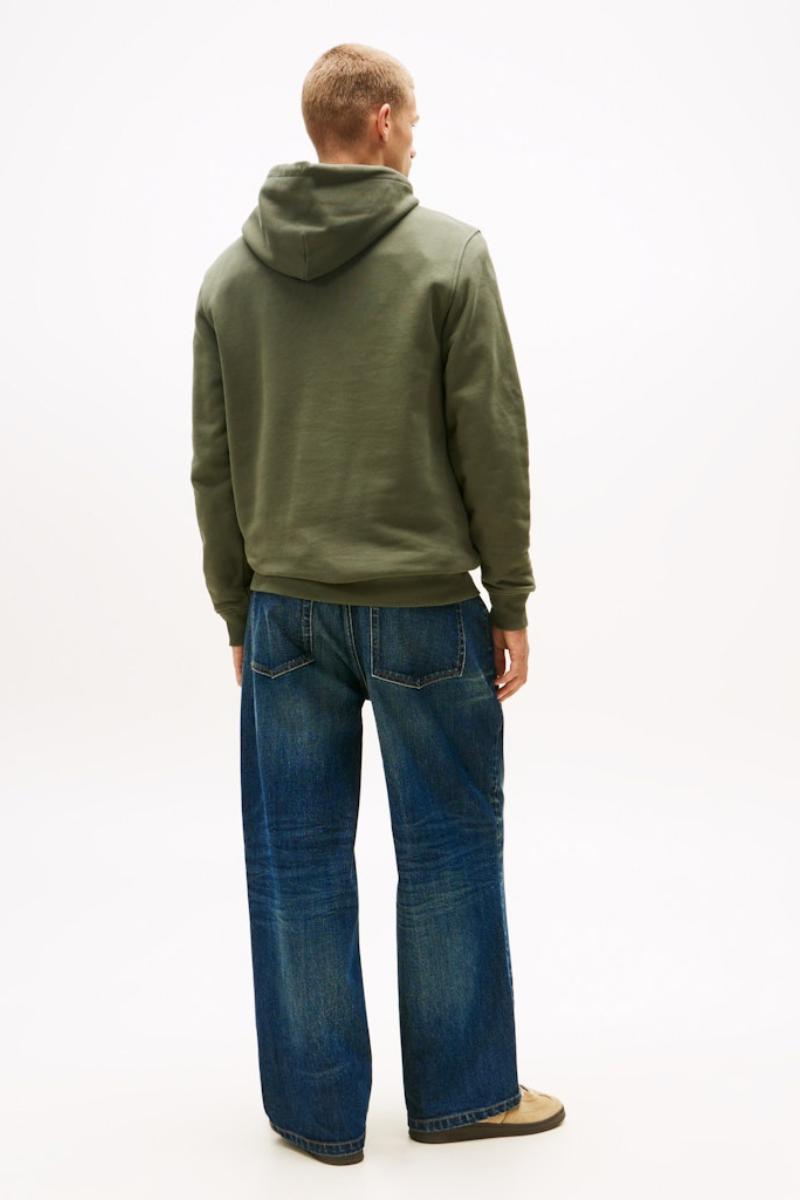 Tommy Jeans Reg Badge Hoodie Green