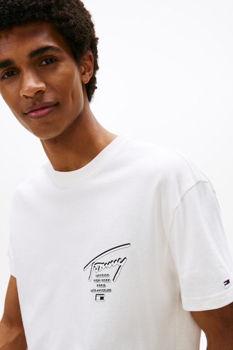 Tommy Jeans Signature City T-Shirt White