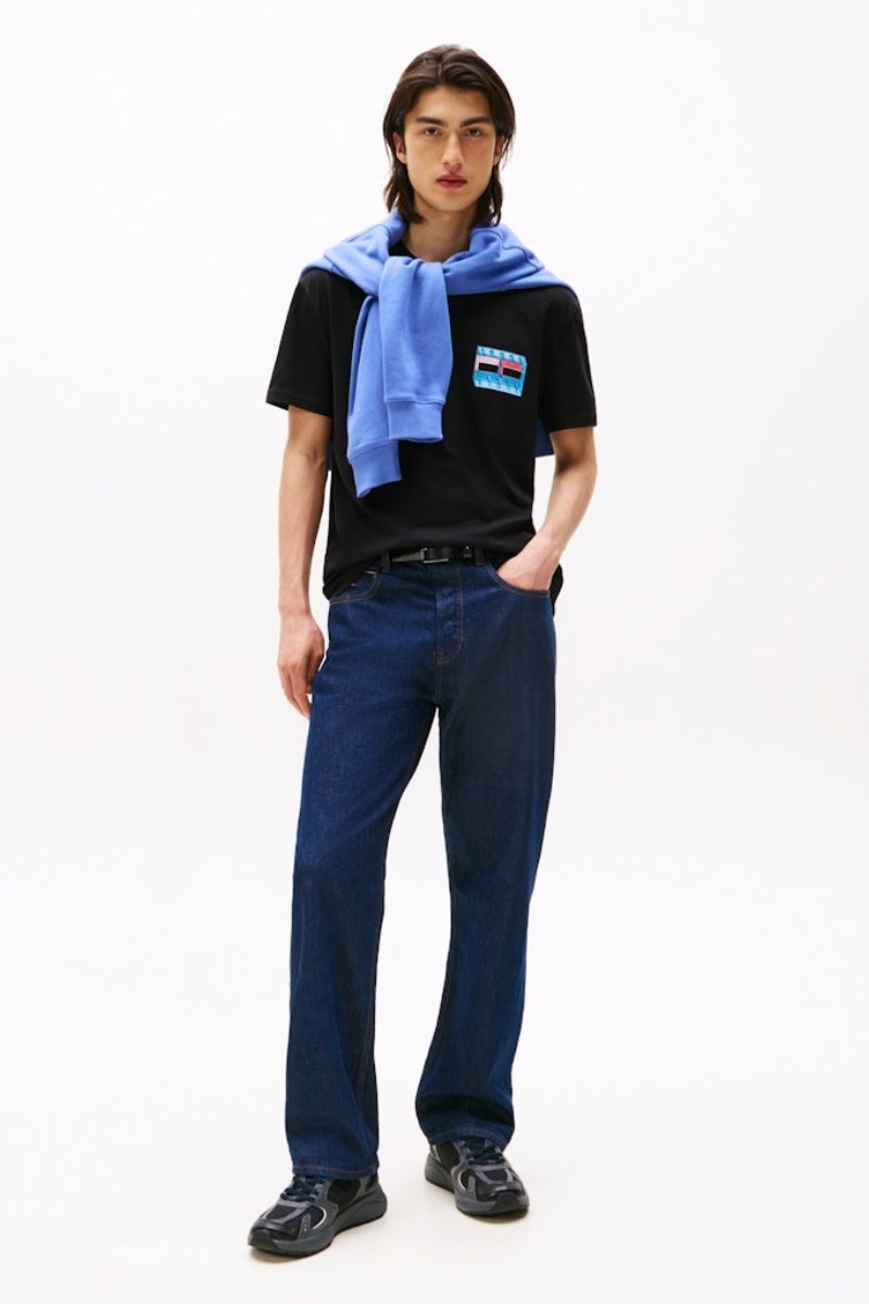 Tommy Jeans DNA Flag T-Shirt Black