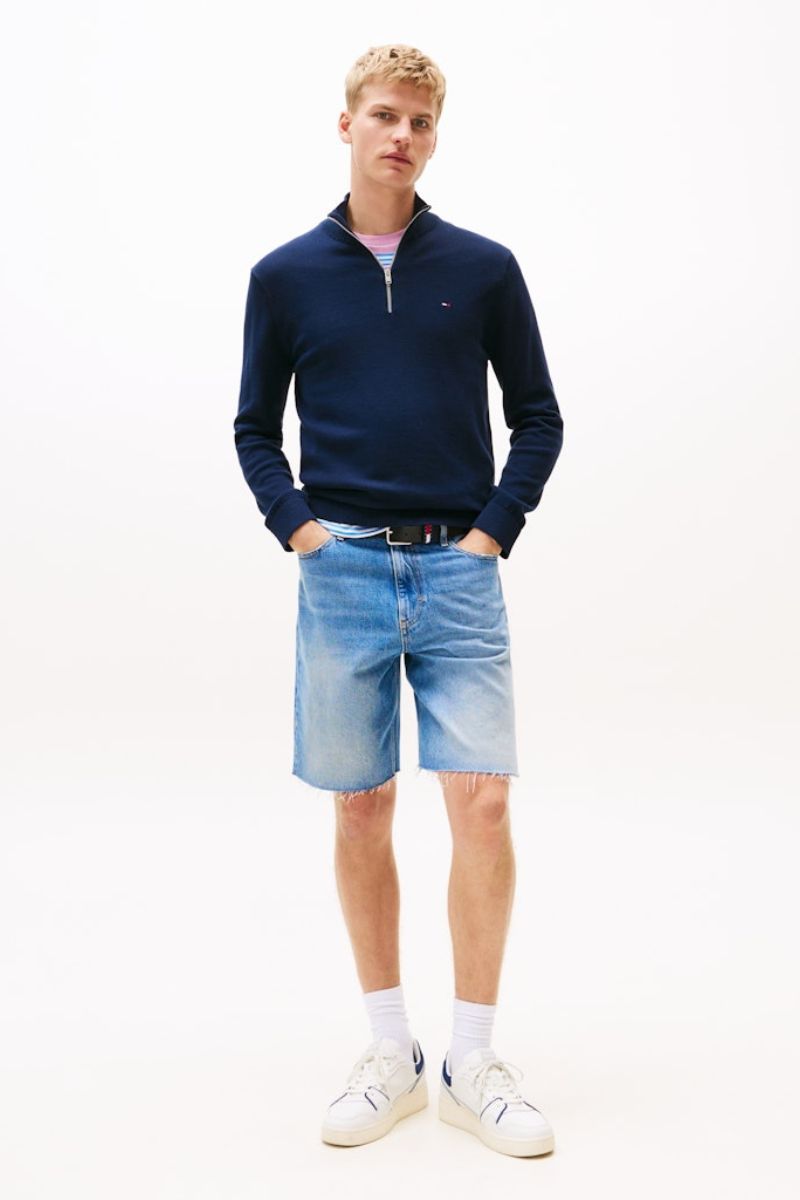 Tommy Jeans Slim Ess Light 1/4 Zip Jumper