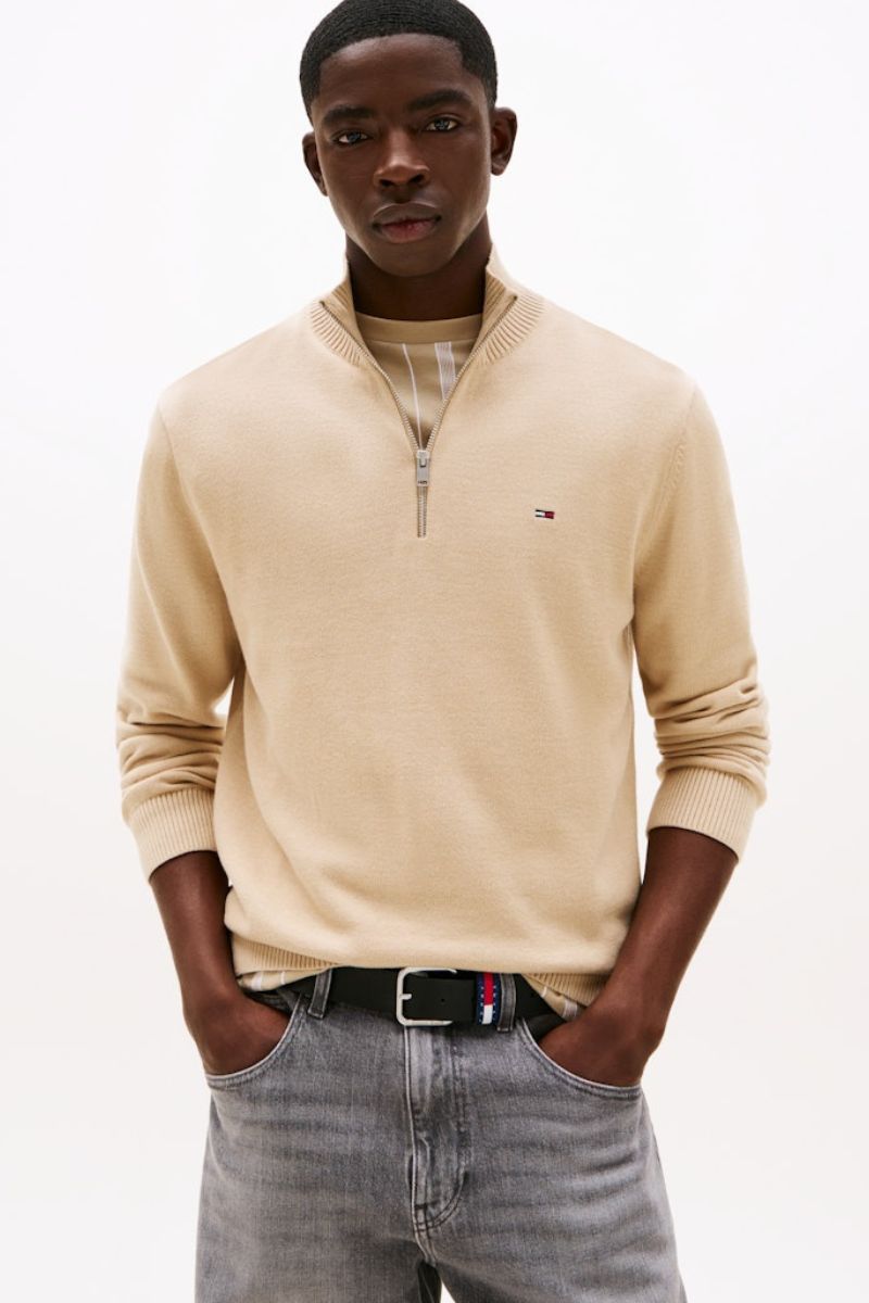 Tommy Jeans Slim Ess Light 1/4 Zip Jumper