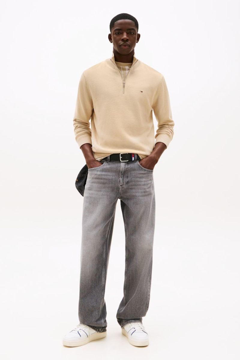 Tommy Jeans Slim Ess Light 1/4 Zip Jumper