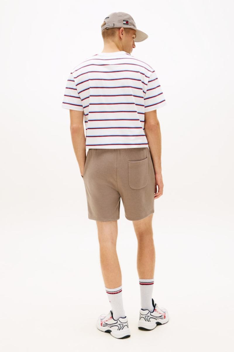 Tommy Jeans Flag Beach Shorts Ivy Mink
