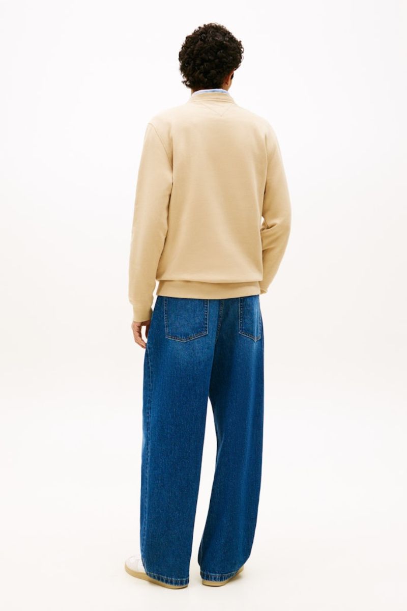 Tommy Jeans Reg Flag Crew Gentle Gold