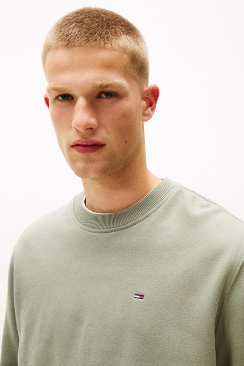 Tommy Jeans Reg Flag Crew Sage