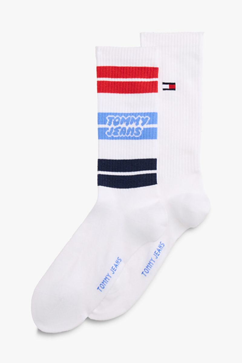 Tommy Jeans Fushion 2Pack Socks White