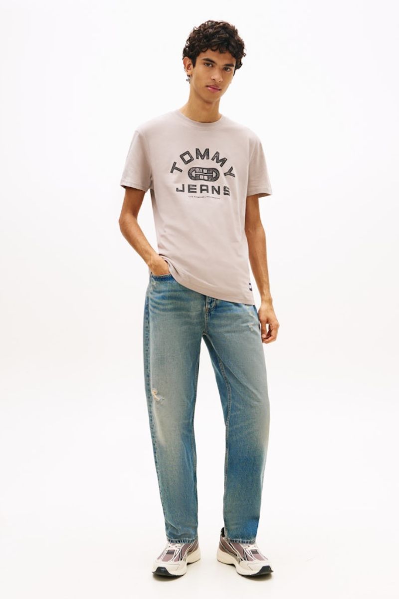 Tommy Jeans Reg Gym T-Shirt Limestone