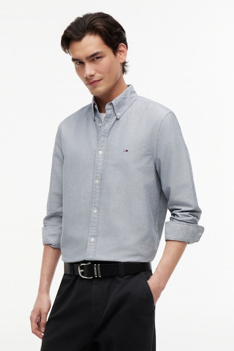 Tommy Jeans Reg Oxford Shirt Navy
