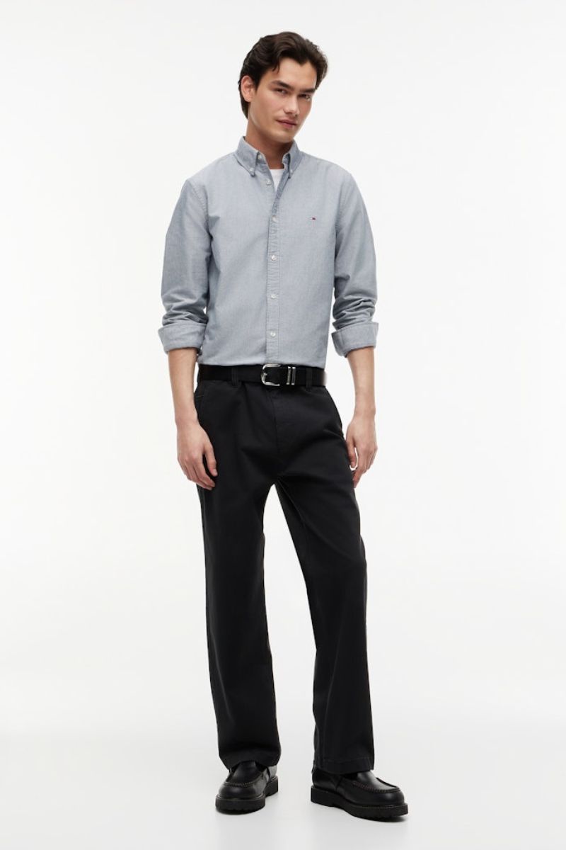 Tommy Jeans Reg Oxford Shirt Navy
