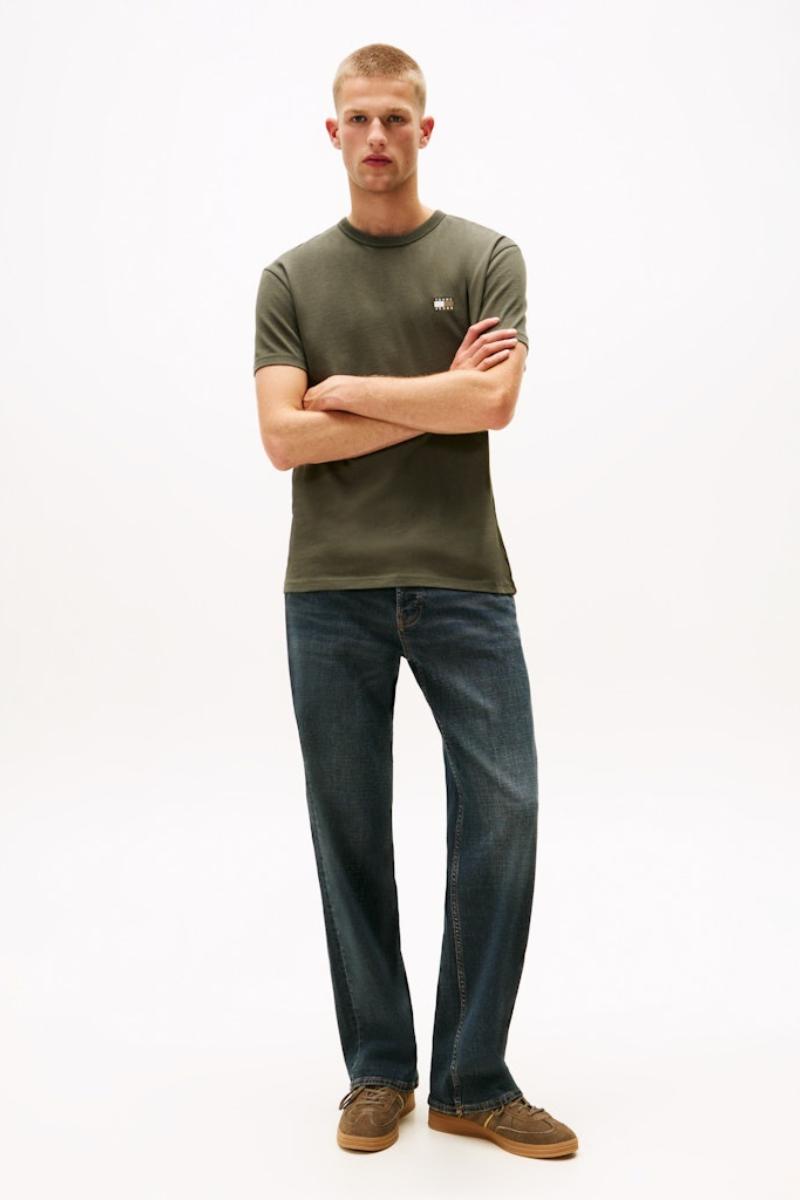 Tommy Jeans Reg Badge T-Shirt Green