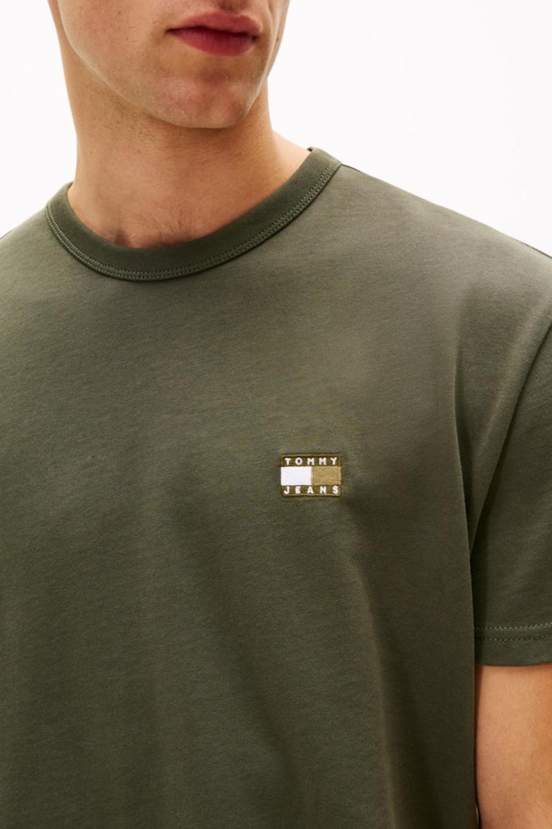 Tommy Jeans Reg Badge T-Shirt Green