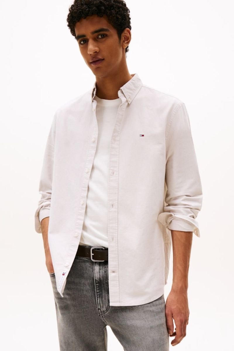 Tommy Jeans Reg Oxford Shirt Silt