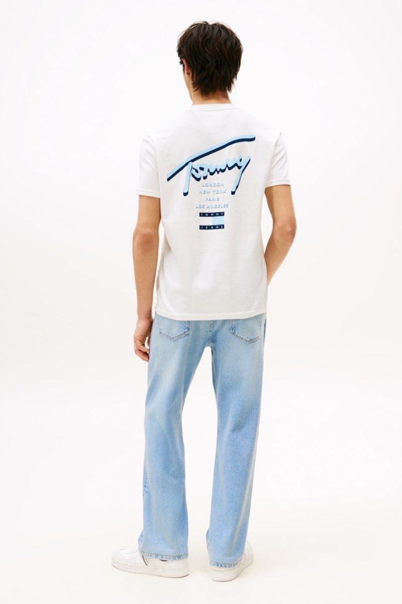 Tommy Jeans Signature City T-Shirt Ecru