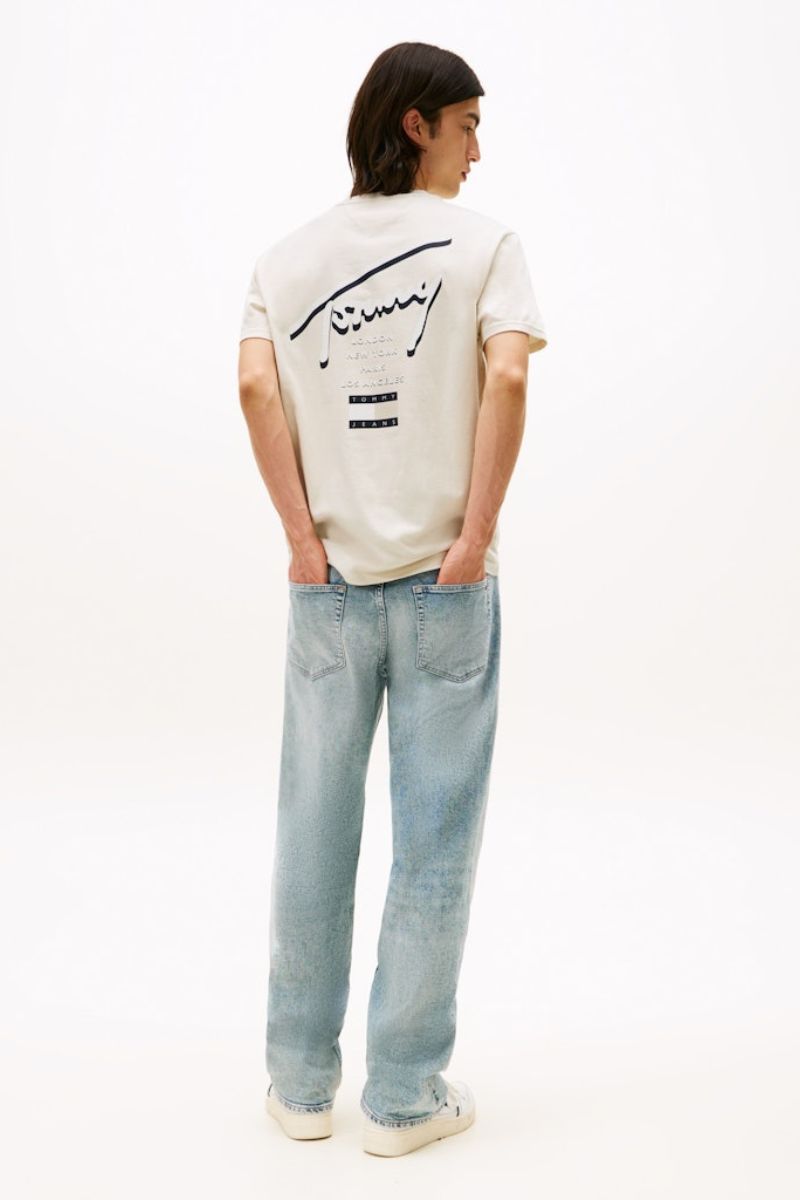 Tommy Jeans Signature City T-Shirt Sand