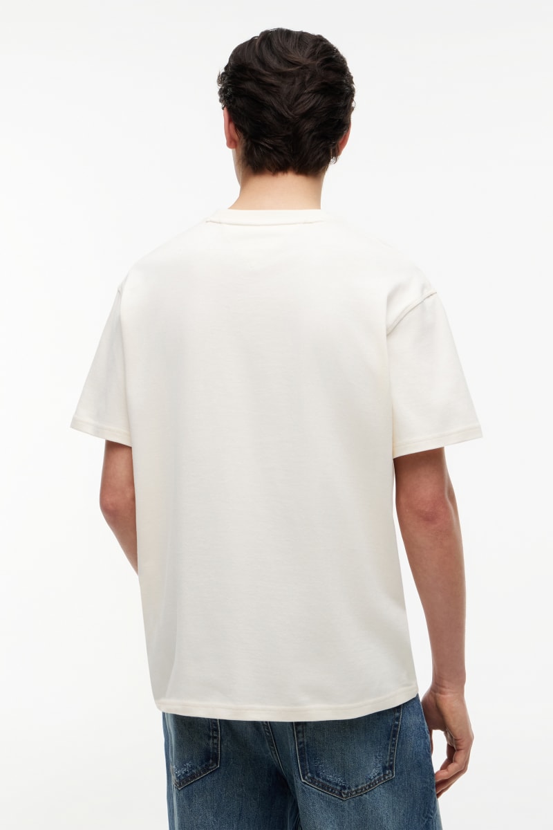 TJM RLX SFlag Tee Aw26 - CREAM
