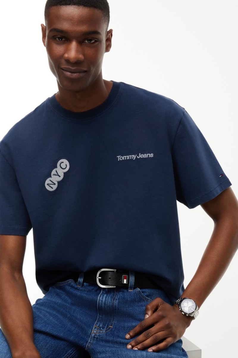 Tommy Jeans Relaxed NYC T-Shirt Dark Blue