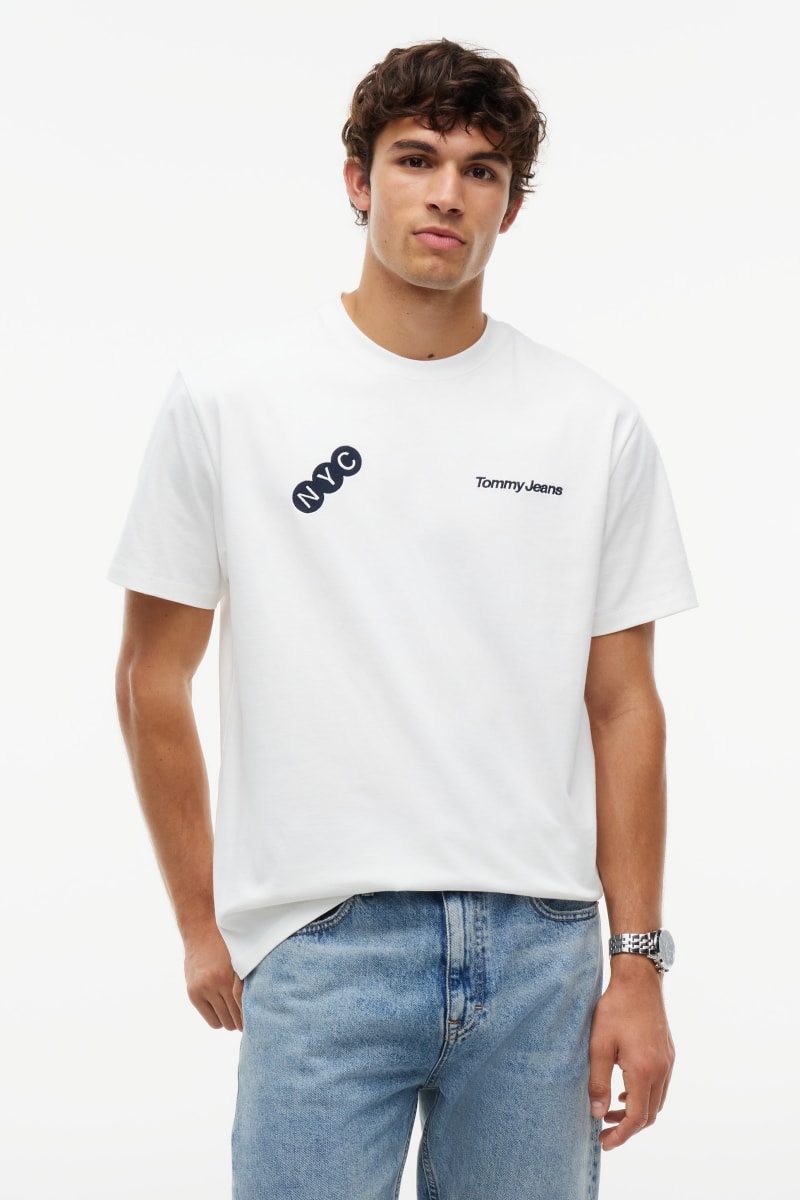 Tommy Jeans Relaxed NYC T-Shirt Ecru