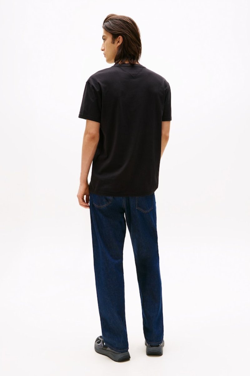 Tommy Jeans Linear Logo T-Shirt Black