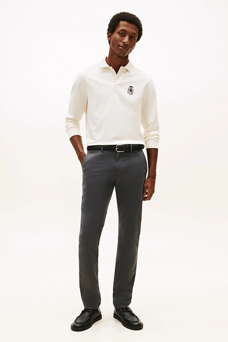Tommy Hilfiger 1985 Slim Bleeker Chino Dark Ash